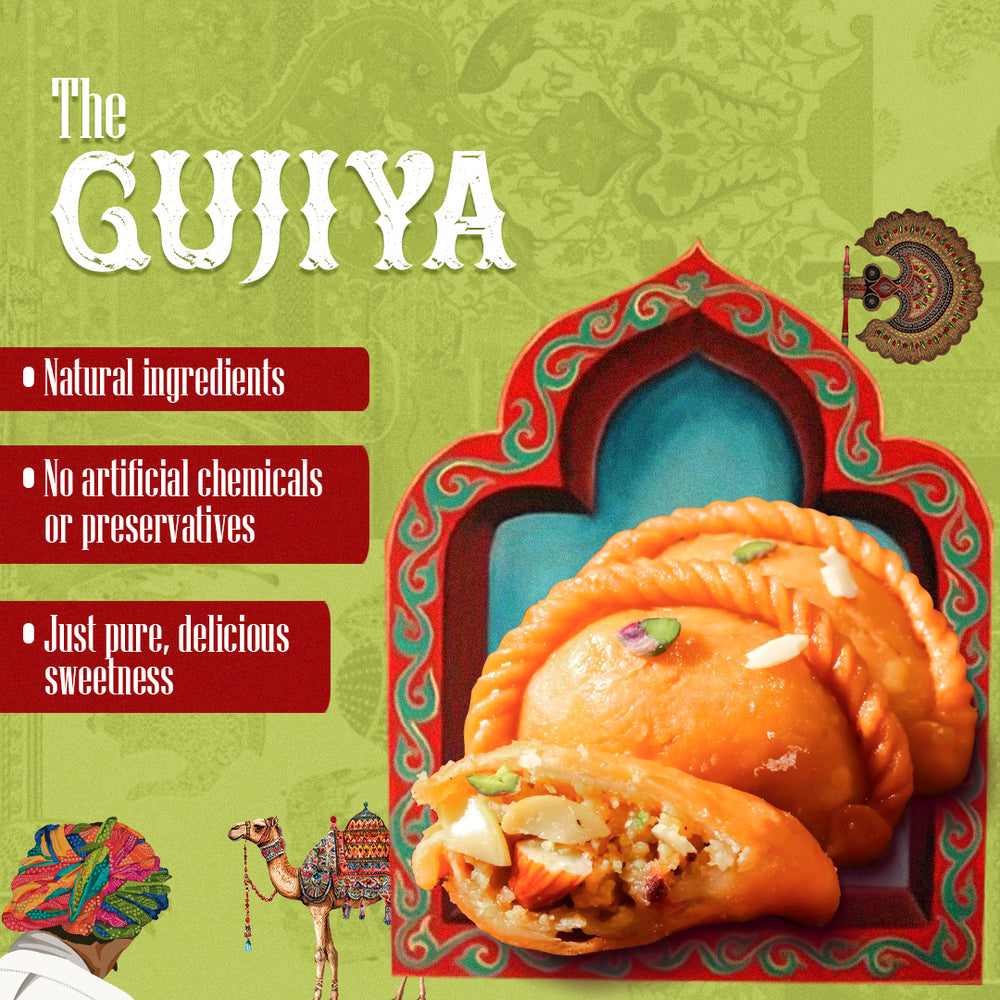 Mewa Gujiya Pack of 2 (each box contains 6 pieces)